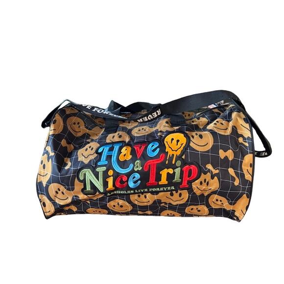 ASSH$$LES Live Forever duffle bag Have a Nice Day bag Kirill Linda Finegold NWOT - Picture 1 of 4